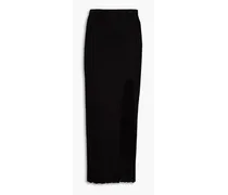 Macu ribbed jersey maxi skirt - Black