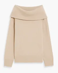 arch4 Victoria off-the-shoulder cashmere sweater - Neutral Neutral