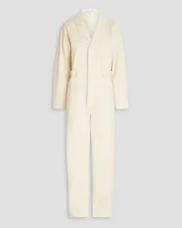 Alex Mill Standard cropped stretch-cotton jumpsuit - White White