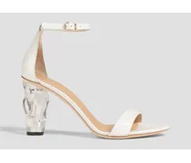 Le Luz leather sandals - White