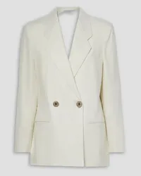 Giuliva Heritage Collection The Anna double-breasted wool-twill blazer - White White