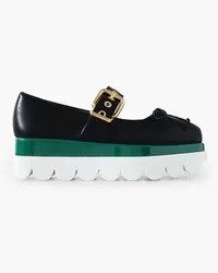 Marni Leather Mary Jane platform pumps - Black Black