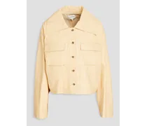 Sulat leather jacket - White