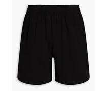 Interval cotton-jersey shorts - Black