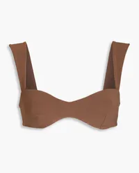 Magda Butrym Bikini top - Brown Brown