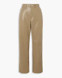 Nanushka Vinni cropped OKOBOR straight-leg pants - Neutral Neutral