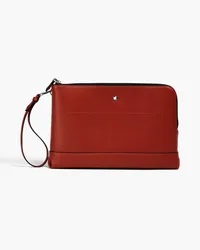 Montblanc Leather pouch - Red - OneSize Red