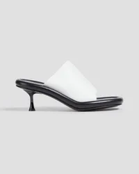 J.W.Anderson Leather mules - White White