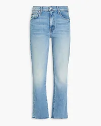 Mother Faded high-rise bootcut jeans - Blue Blue