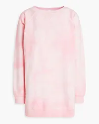 Rodebjer Tie-dyed organic French cotton-blend terry sweatshirt - Pink Pink