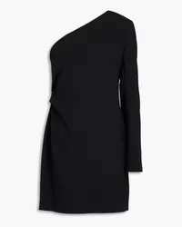 Rag & Bone Neeva one-sleeve crepe mini dress - Black Black