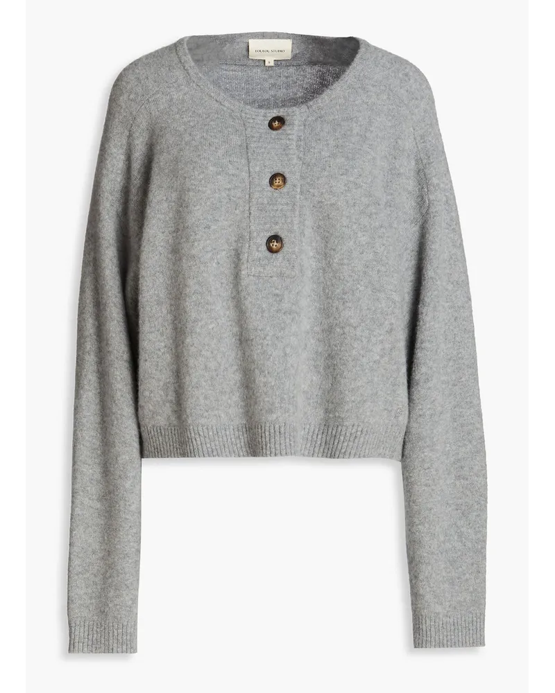 Loulou Studio Badura cashmere-blend sweater - Gray Gray