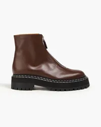 Proenza Schouler Leather ankle boots - Brown Brown