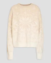 NAADAM Fair Isle cashmere sweater - White White