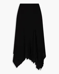 Acne Studios Crepon midi skirt - Black Black