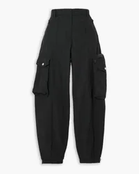 Stella McCartney Cotton-blend cargo pants - Black Black