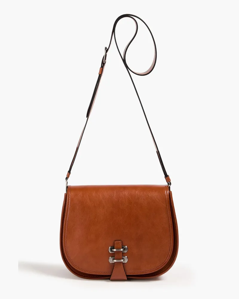 Alberta Ferretti Leather shoulder bag - Brown Brown