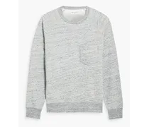 Chris mélange cotton and wool-blend fleece sweatshirt - Gray