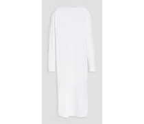 Cotton-jersey midi dress - White