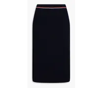 Ribbed cashmere skirt - Blue