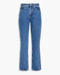 Ganni High-rise straight-leg jeans - Blue Blue