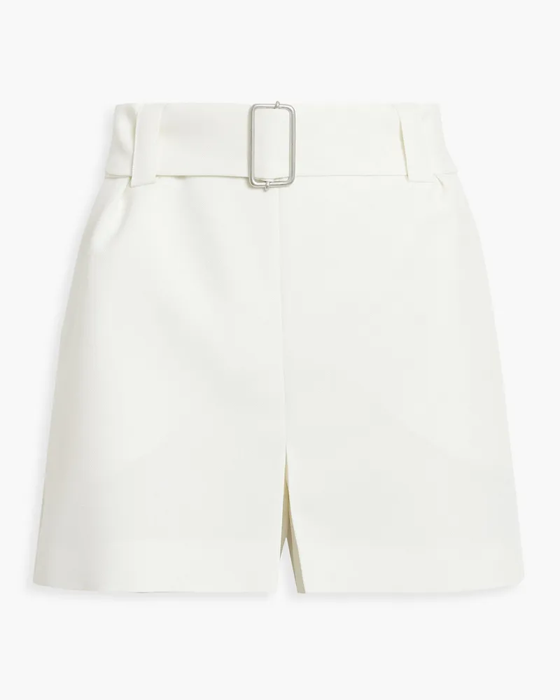 Philosophy Di Lorenzo Serafini Belted canvas shorts - White White