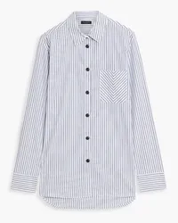 Rag & Bone Maxine striped cotton-poplin shirt - Blue Blue