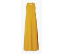 Rei crepe halterneck maxi dress - Yellow