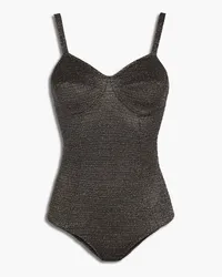 Lisa Marie Fernandez Metallic swimsuit - Metallic Metallic