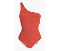 One-shoulder swimsuit - Red