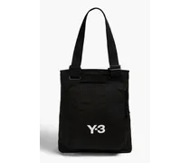 Canvas and shell tote - Black - OneSize