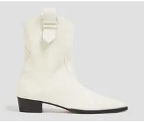 Le Dallas suede ankle boots - White