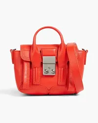 3.1 phillip lim Pashli nano leather tote - Red Red