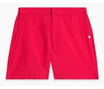 Aruba mid-length swim shorts - Red