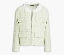 Metallic tweed jacket - Green
