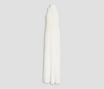 Burnout bandage maxi dress - White