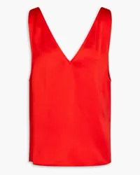 Stine Goya Satin top - Red Red