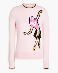 Zimmermann Intarsia merino wool sweater - Pink Pink