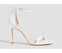 Amelina 95 leather sandals - White