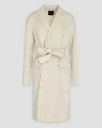 Theory Bealt wool coat - White White