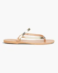 Ancient Greek Sandals Mirsini metallic leather sandals - Metallic Metallic