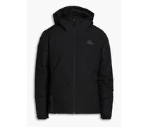 Shell hooded down jacket - Black