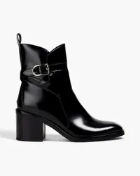 3.1 phillip lim Alexa buckled leather ankle boots - Black Black