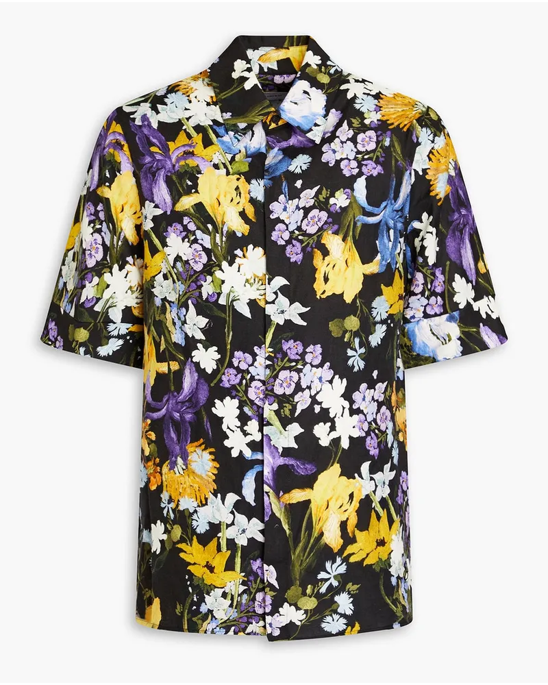 Erdem Felipe floral-print linen shirt - Multicolor Multicolor