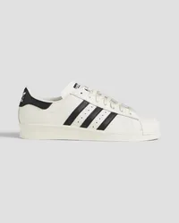 adidas Superstar 82 striped leather sneakers - White White