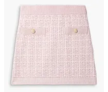 Callington metallic checked knitted mini skirt - Pink