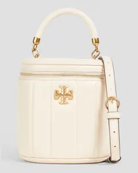 Tory Burch Kira quilted leather tote - White White