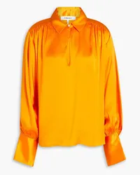 Frame Denim Silk-satin shirt - Orange Orange