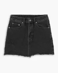 ksubi Model distressed denim mini skirt - Black Black