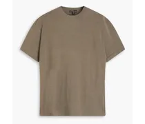 Linen-blend T-shirt - Neutral